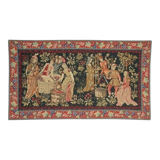 In the Vineyard Loom Woven Tapestry - 60 X 106 Cm (2'0" X 3'6") - Requires Rod Size 3 For Sale