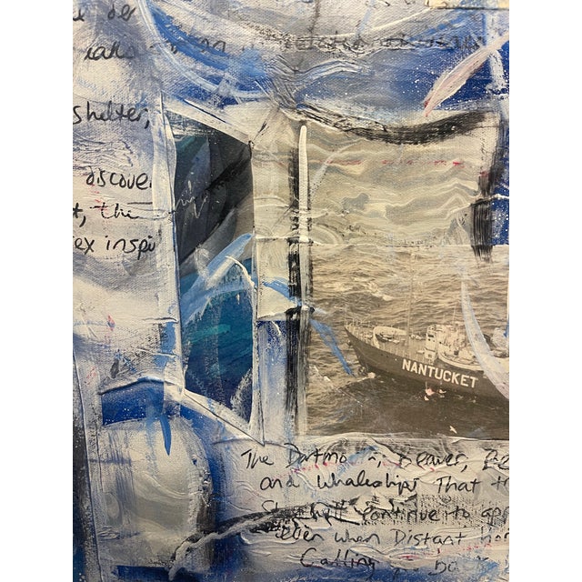 Nantucket 1— Large-Scale Mixed Media Coastal Abstract by Cheryl Fudge, 2025 For Sale - Image 4 of 11