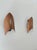 Pair of wall sconces with a copper frame and a frosted glass diffuser, made in France in the 1970s. Original design,...