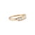 Modern 14k Yellow Gold 0.77ctw Emerald Cut Diamond Bezel Set Wedding Band Ring, Size 8 For Sale - Image 3 of 9