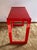 Simmons Company Furniture 1970s Red Modern Vanity Table and Chair - Set of 2 For Sale - Image 4 of 12