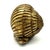 Mid-Century Modern Vintage Brass Snail Figurine For Sale - Image 3 of 9
