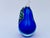 Glass Sommerso Art Glass Pear in Shades of Blue For Sale - Image 7 of 7