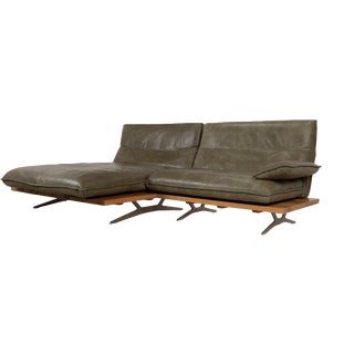 Malta Leather Corner Sofa from Koinor For Sale
