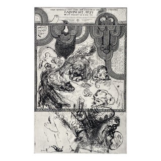 Johannes Gachnang, Antonius Höckelmann, Georg Baselitz, Hand-Signed Etching, 1966, Paper For Sale