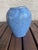 Folk Art Pottery Brush McCoy Vellum Blue Glaze Vase For Sale - Image 4 of 5
