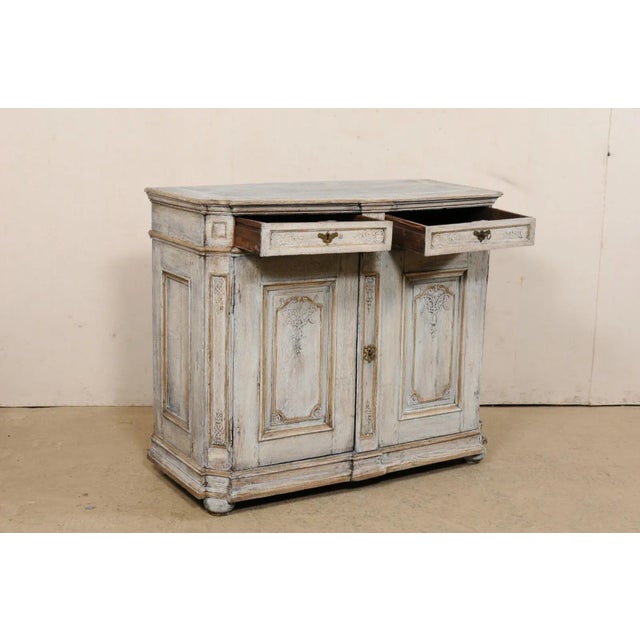 18th Century English Hand-Carved Buffet Cabinet For Sale - Image 11 of 12
