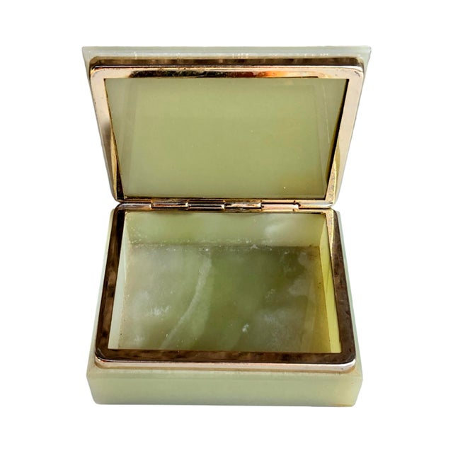 Onyx Casket/Box – Handcrafted, Italy 1970s For Sale - Image 11 of 12