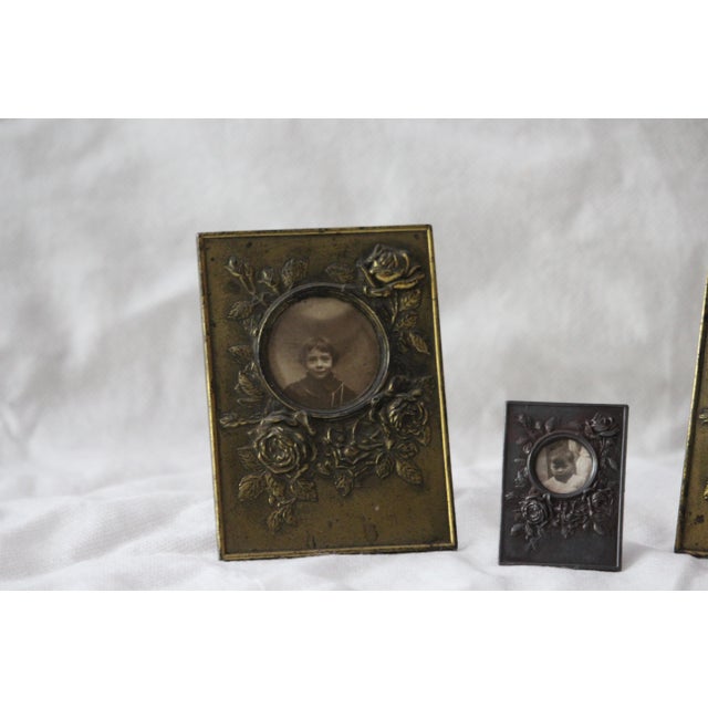 Gold Picture Frames, 1890s, Set of 3 For Sale - Image 16 of 18