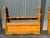 Art Deco 1930s Vintage Full Size Art Deco Wooden Headboard and Footboard For Sale - Image 3 of 9