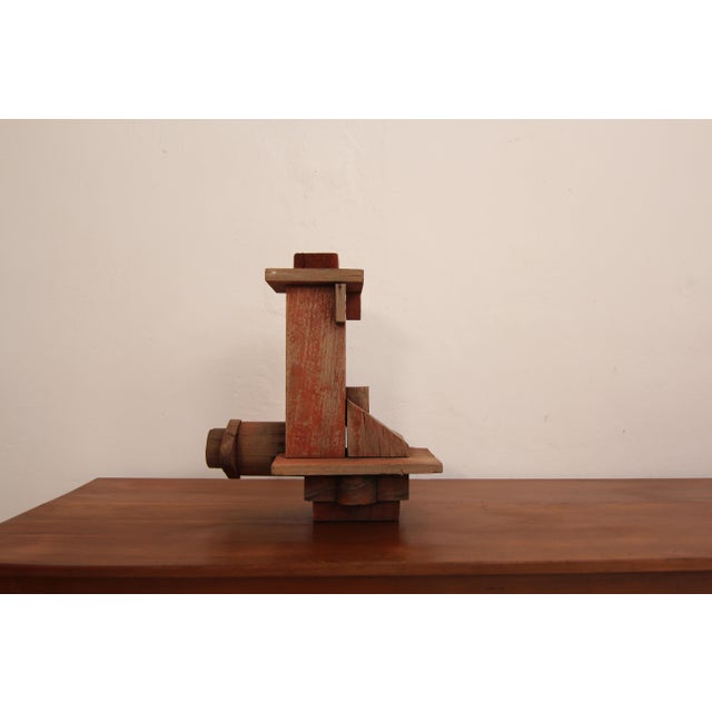 Early 20th Century Wooden Casting Pattern Object with Original Patina For Sale - Image 16 of 16