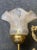 French Vintage French Style Lacquered Brass Wall Sconce For Sale - Image 3 of 8