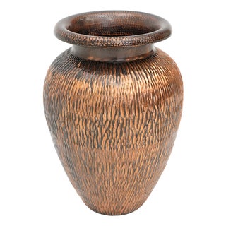 Copper Umbrella Stand, 1930s For Sale