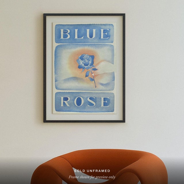 Jean Michel FOLON (1934–2005) The Blue Rose Year: 1980 Medium: original poster Support: matt poster paper Sheet Size:...