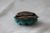 Plastic Round Blue Floral Brooch, France, 1940s For Sale - Image 7 of 9