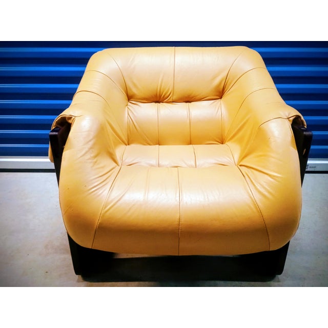 Percival Lafer 1970s Purcival Lafer Mp-97 Mid Century Lounge Chair For Sale - Image 4 of 11