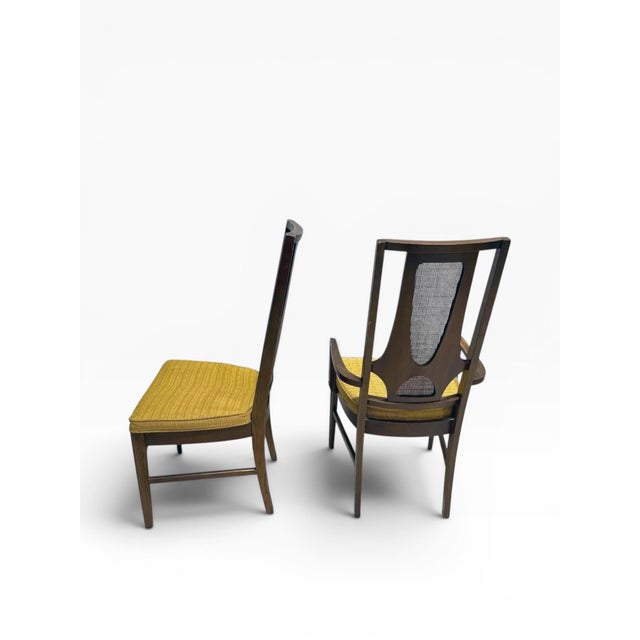 1960s Broyhill "Brasilia" Mid-Century Modern Dining Chairs - Set of 6 For Sale In Boston - Image 6 of 13