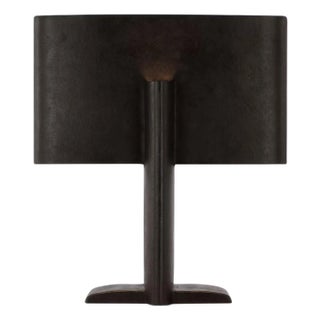 Kelly Wearstler by Visual Comfort Signature Lotura 17" Intersecting Table Lamp in Museum Black For Sale