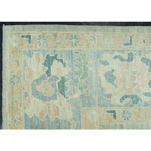 Turkish Oushak Rug 8'5" x 10'5" #19310 For Sale - Image 4 of 8