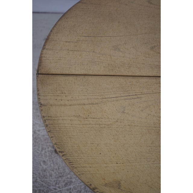Baker French Demilune Gate Leg Flip Top Table For Sale - Image 12 of 18