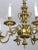 Brass Chandelier and Wall Light, 1900, Set of 2 For Sale - Image 4 of 15