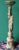 Early 20th Century Large Gilded Angel Motif Candlestick Holder For Sale - Image 4 of 8