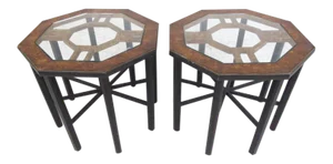 Pair Mastercraft Style End Tables