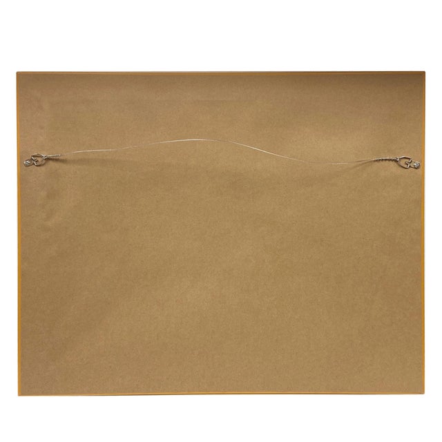 Hunter in a Landscape Print on Canvas, 23.5 X 29.5", Distressed Black Frame For Sale - Image 4 of 4