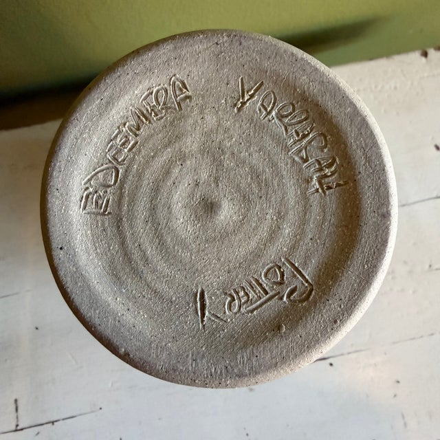 Ceramic 1970's Australian Ceramic Fish Vase by Edward Deemera For Sale - Image 7 of 7