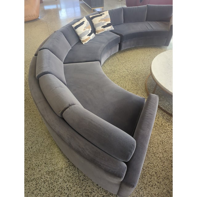 Restoration Hardware Round Sectional Sofas- Set of 2 For Sale In San Antonio - Image 6 of 8