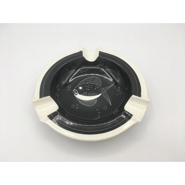 Set of two vintage mid century modern ceramic ash trays by Ziegler of Schnafenhausen, Switzerland. They have different...