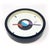 1980s Postmodern Black & White Wall Clock by Ko Mizuyama for Yachiyo For Sale - Image 4 of 6