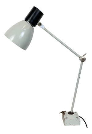 Industrial Grey Table Lamp from Elektrosvit, 1970s