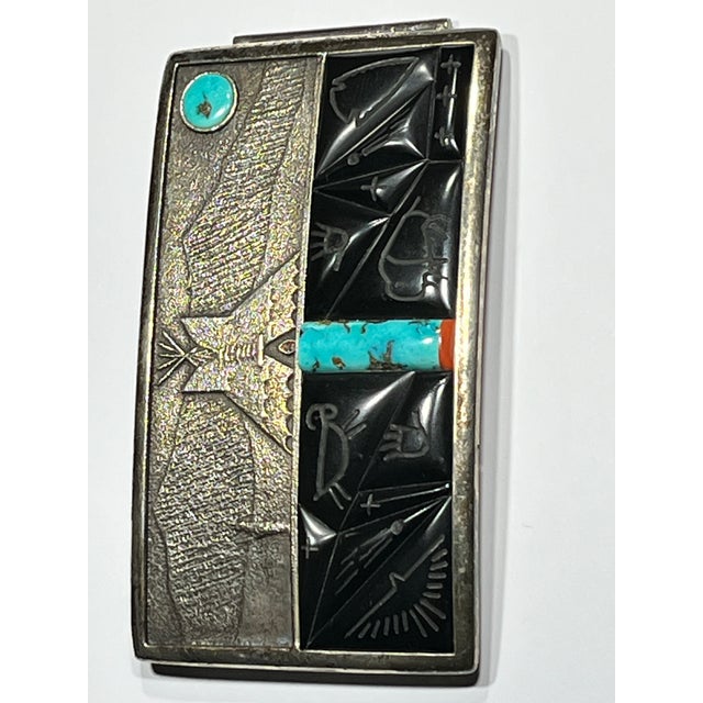 Darryl Begay Monumental Belt Buckle For Sale - Image 9 of 10
