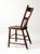 Antique Plank Seat Spindle Back Side Chair For Sale - Image 9 of 14