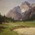 C. Bentivoglio, Mountain View of the Croda Rossa D'ampezzo, 1920, Oil on Board For Sale - Image 4 of 13