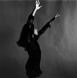 Tina Turner Wave Your Arms' Contemporary Archival Black and White Photograph Print From the Original Negative by Jack Robinson - 16x16