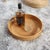 Round Rattan Serving Tray With Handles Small For Sale - Image 4 of 6
