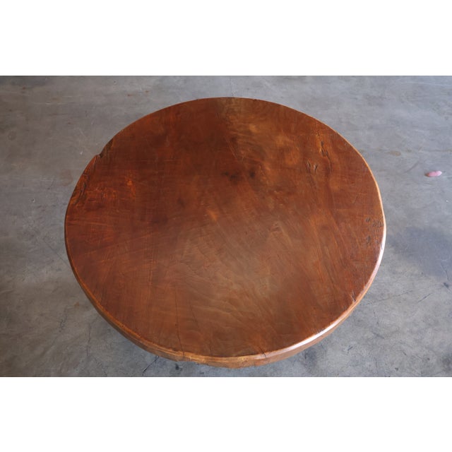 California Studio Craft Solid Walnut Coffee Table, 1960s For Sale - Image 10 of 17