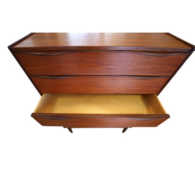 Danish Teak Chest of 6 Drawers, 1960s For Sale - Image 12 of 14