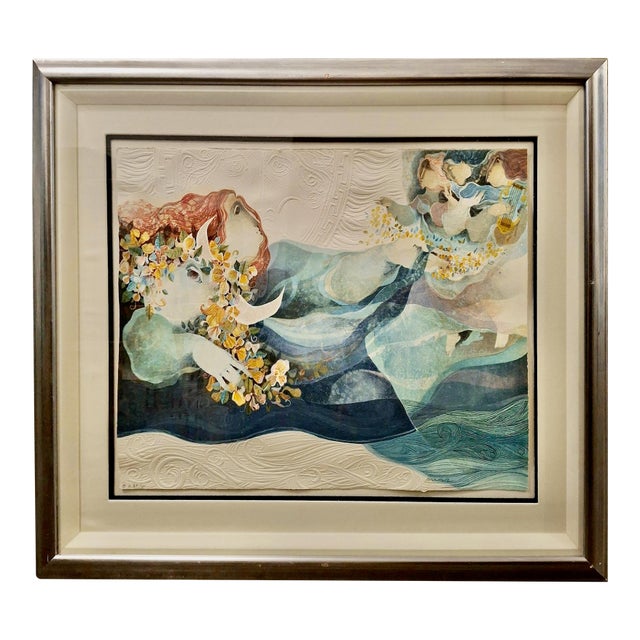 ""Europa and the Bull" From the Mythological Suite IX by Alvar For Sale