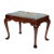 Queen Anne American Queen Anne Style Slip Seat Mahogany Stool, 1900-50 For Sale - Image 3 of 13