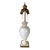 Early 20th Century Neoclassical Polished Alabaster Urn Table Lamp For Sale