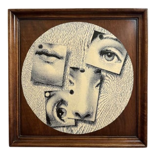 Fornasetti Nose Mouth and Eyes Silk Screen Print For Sale