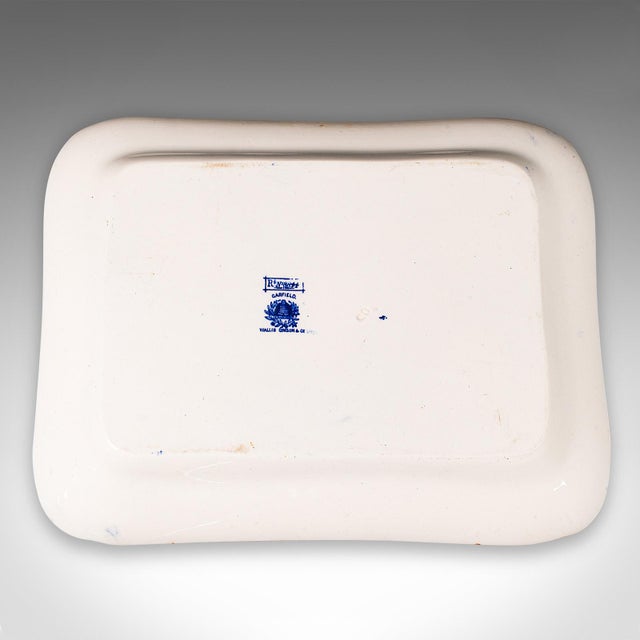 Late 19th Century 1890's Large Antique Turkey Platter For Sale - Image 5 of 8