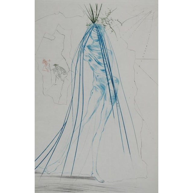 Salvador Dali, Nude, Isolde of the White Hands, 1970, Engraving For Sale - Image 3 of 7