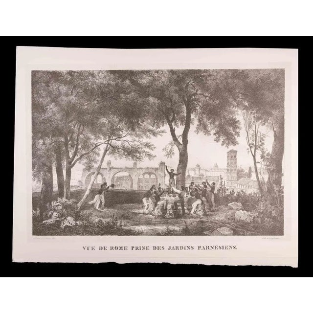 After G. Engelmann, Roman Temples and Ruins, Offset, Late 20th Century For Sale - Image 5 of 6