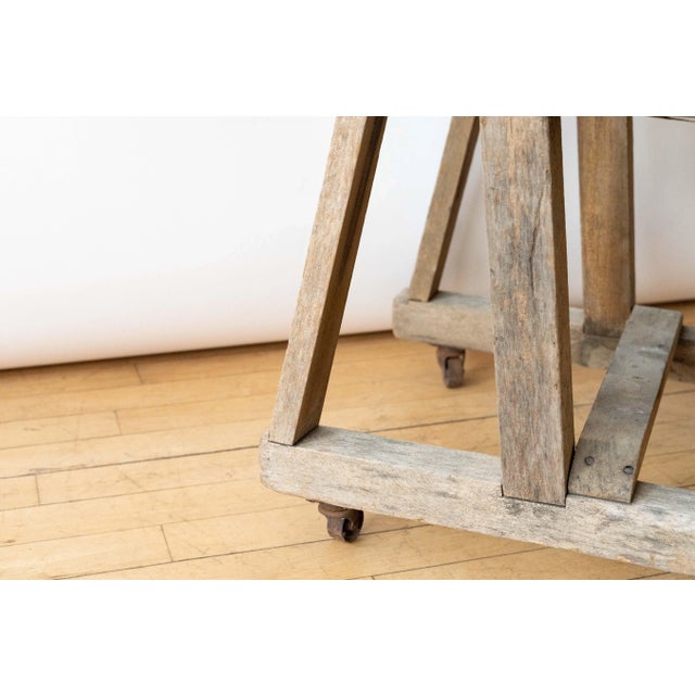 Early 20th Century Make-Do Wood Shop Chair For Sale - Image 12 of 12