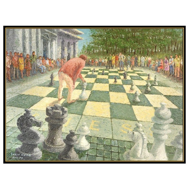 Realism 1970s Queen’s Gambit, Surin Jung For Sale - Image 3 of 5
