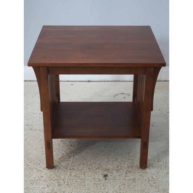 Age: c1998 Details: #11 Finish Arts & Crafts Style Spindle Sides Mortise & Tenon Joinery High Quality Construction Offered...